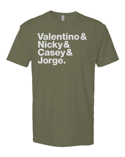 90-00 GP Motorcycle Racing Champions T-Shirt, valentino rossi, nicky hayden, casey stoner, jorge lorenzo, motogp