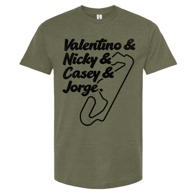 90-00 GP Motorcycle Champions T-Shirt, MotoGP Motorcycle Champions, valentino rossi, nicky hayden, kentucky kid, casey stoner, jorge lorenzo, motogp, gp racing, motorcycle racing, champions, spain, spanish grand prix, motorbike, track, catalunya