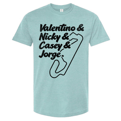 90-00 GP Motorcycle Champions T-Shirt, MotoGP Motorcycle Champions, valentino rossi, nicky hayden, kentucky kid, casey stoner, jorge lorenzo, motogp, gp racing, motorcycle racing, champions, spain, spanish grand prix, motorbike, track, catalunya