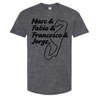 2016+ Era MotoGP Motorcycle Champions T-Shirt, marc marquez, fabio quartararo, francesco bagnaia, jorge martin, motogp, gp racing, motorcycle racing, champions, spain, spanish grand prix, motorbike, track, catalunya