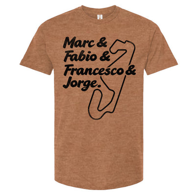2016+ Era MotoGP Motorcycle Champions T-Shirt, marc marquez, fabio quartararo, francesco bagnaia, jorge martin, motogp, gp racing, motorcycle racing, champions, spain, spanish grand prix, motorbike, track, catalunya