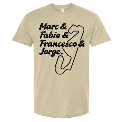 2016+ Era MotoGP Motorcycle Champions T-Shirt, marc marquez, fabio quartararo, francesco bagnaia, jorge martin, motogp, gp racing, motorcycle racing, champions, spain, spanish grand prix, motorbike, track, catalunya