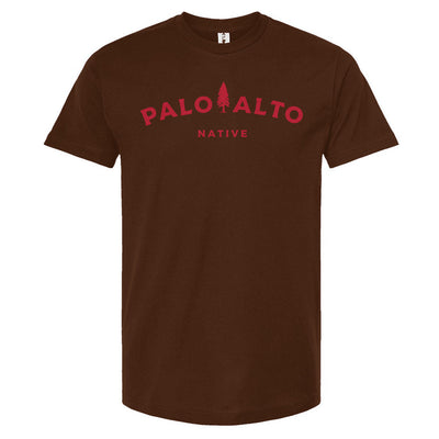 Palo Alto Native T-Shirt, shirt, unisex shirt, palo alto, silicon valley, stanford, native, university avenue, el palo alto, gunn high school, paly, historic, sf bay area