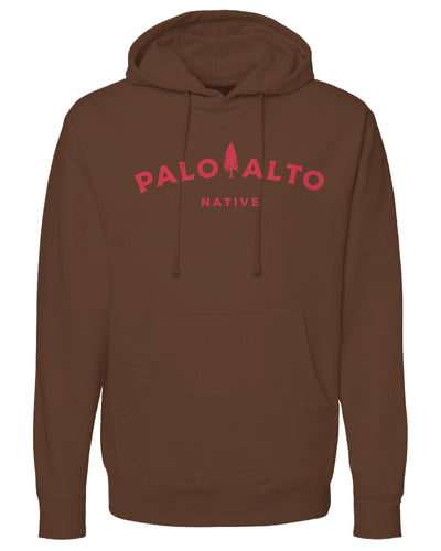 Palo Alto Native Hoodie, california, sf bay area, pa, palo alto, el palo alto, hoodie, tree, stanford, gunn high school, native, born here, silicon valley