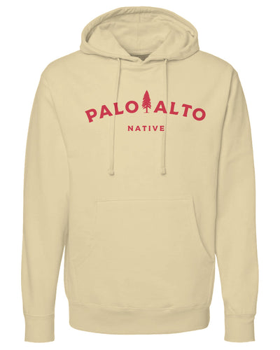 Palo Alto Native Hoodie, california, sf bay area, pa, palo alto, el palo alto, hoodie, tree, stanford, gunn high school, native, born here, silicon valley