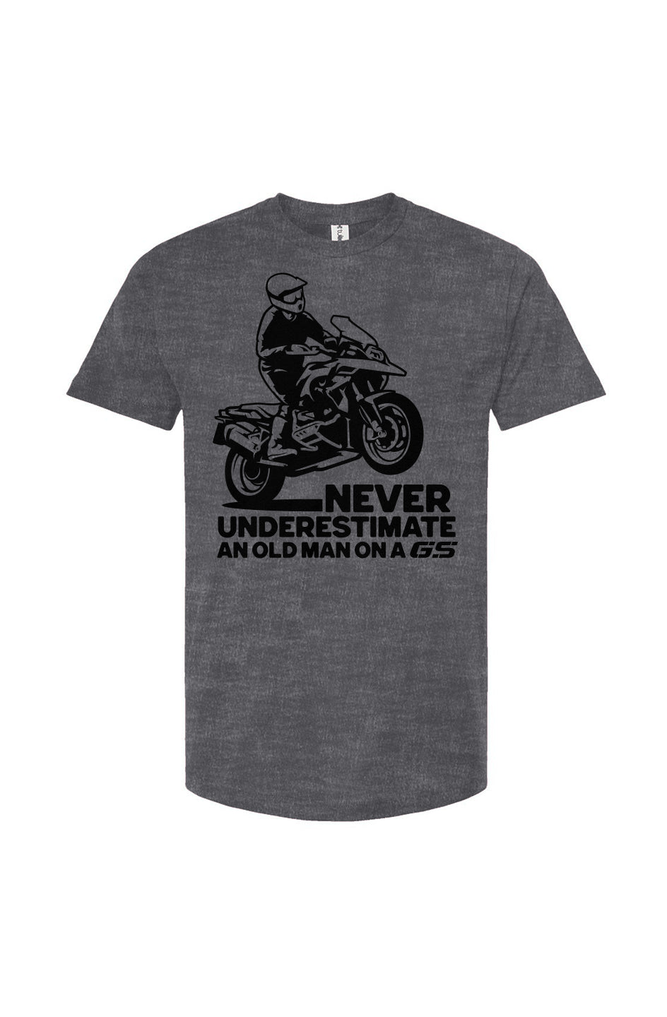 Never Underestimate an Old Man on a GS T-shirt (v1)