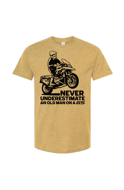 Never Underestimate an Old Man on a GS T-shirt (v1)