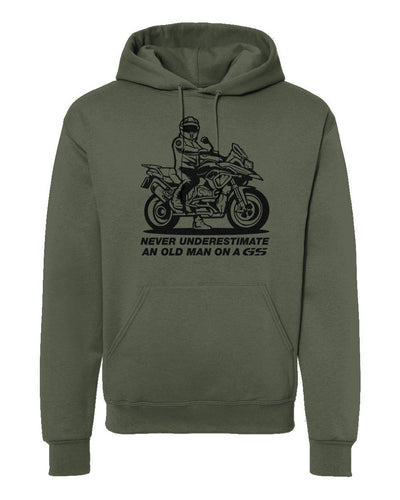Never Underestimate an Old Man on a GS Hoodie (v2)