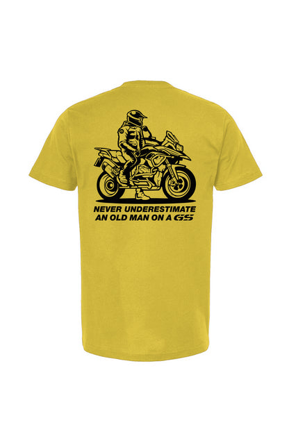 Never Underestimate an Old Man on a GS (v3) T-Shirt