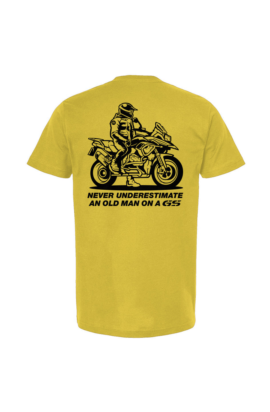 Never Underestimate an Old Man on a GS (v3) T-Shirt