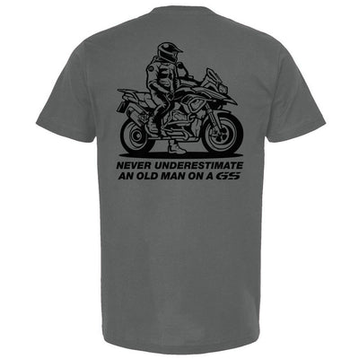 bmw gs, gs, bmw motorcycles, adventure motorcycle, adv, motorbikes, old man, crown moto, motorcycle t-shirt, skilled, experienced, riders, touring