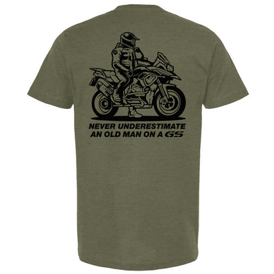 bmw gs, gs, bmw motorcycles, adventure motorcycle, adv, motorbikes, old man, crown moto, motorcycle t-shirt, skilled, experienced, riders, touring