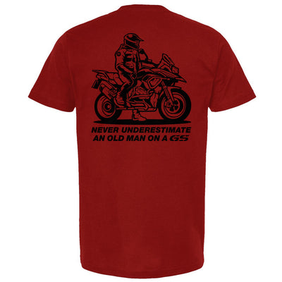 bmw gs, gs, bmw motorcycles, adventure motorcycle, adv, motorbikes, old man, crown moto, motorcycle t-shirt, skilled, experienced, riders, touring