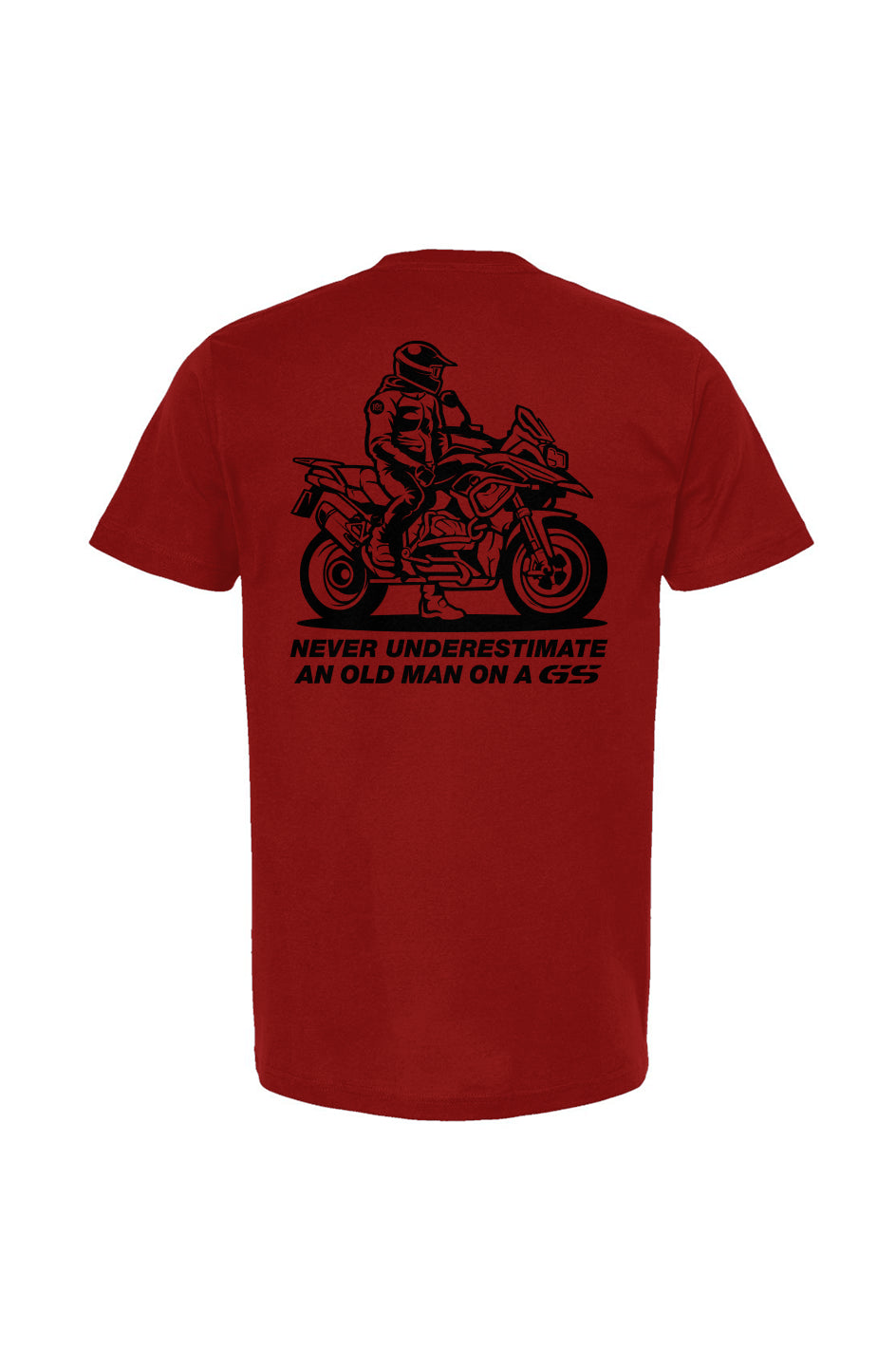 Never Underestimate an Old Man on a GS (v3) T-Shirt