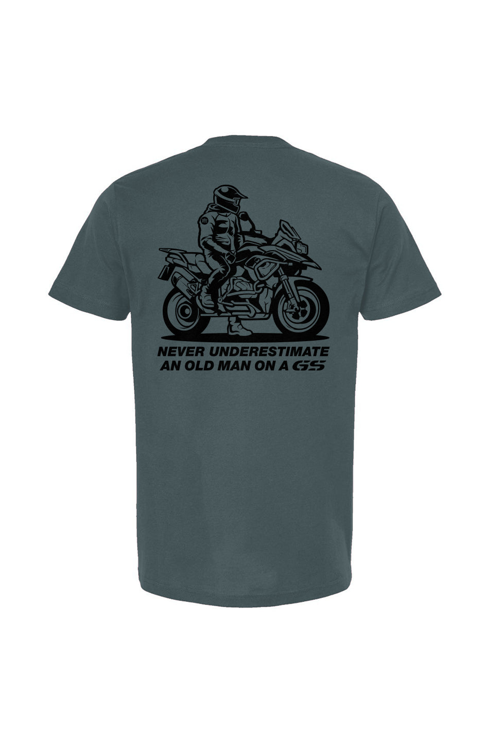 Never Underestimate an Old Man on a GS (v3) T-Shirt