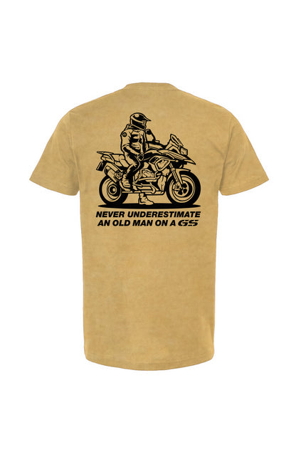 Never Underestimate an Old Man on a GS (v3) T-Shirt