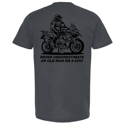 bmw gs, gs, bmw motorcycles, adventure motorcycle, adv, motorbikes, old man, crown moto, motorcycle t-shirt, skilled, experienced, riders, touring