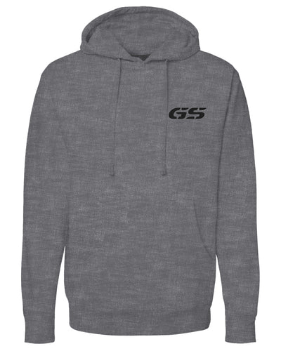'Never underestimate an old man on a GS' hoodie from Crown Moto