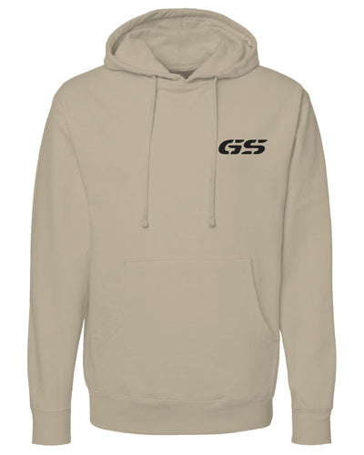 'Never underestimate an old man on a GS' hoodie from Crown Moto