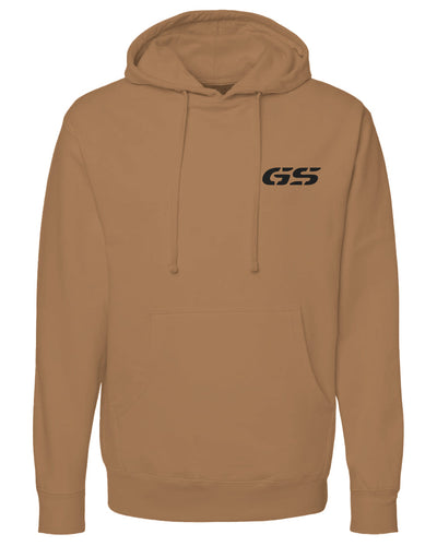 'Never underestimate an old man on a GS' hoodie from Crown Moto