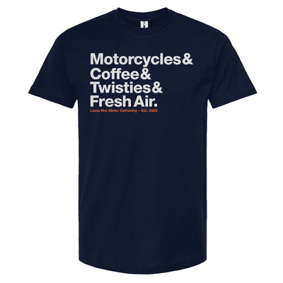 Loma Mar Motor Gathering Motorcyclist T-Shirt