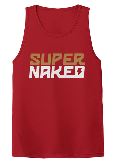 SUPERNAKED Men's Workout Tank, SUPERNAKED Men's Workout Tank, super naked, naked bikes, workout shirt, super duke, streetfighter, mt10, speed triple, s1000r