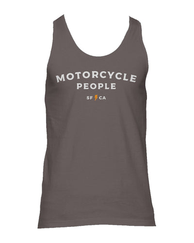 Motorcycle People SF Unisex Jersey Tank, tank top, unisex, motorcycles, motorbikes, motorcycle lifestyle