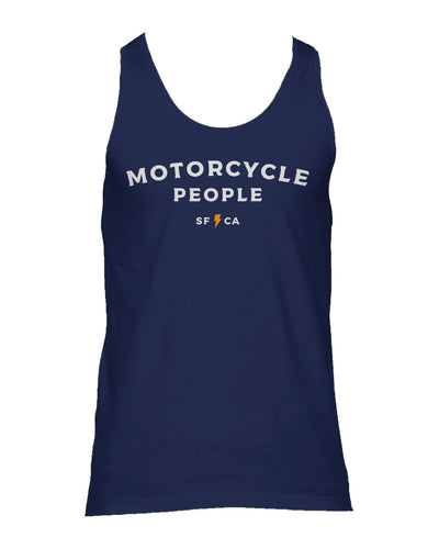 Motorcycle People SF Unisex Jersey Tank, tank top, unisex, motorcycles, motorbikes, motorcycle lifestyle