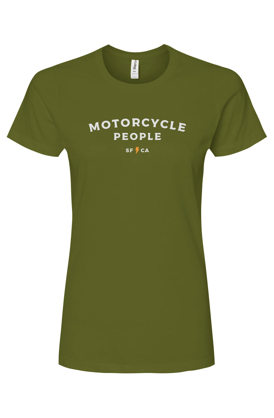 Motorcycle People SF Women's Premium Cotton T-shirt, women who ride, motorcyclists, riders, motorbikes, go ride a motorcycle, motorcycle riders, ladies, sustainable, made in usa, american cotton