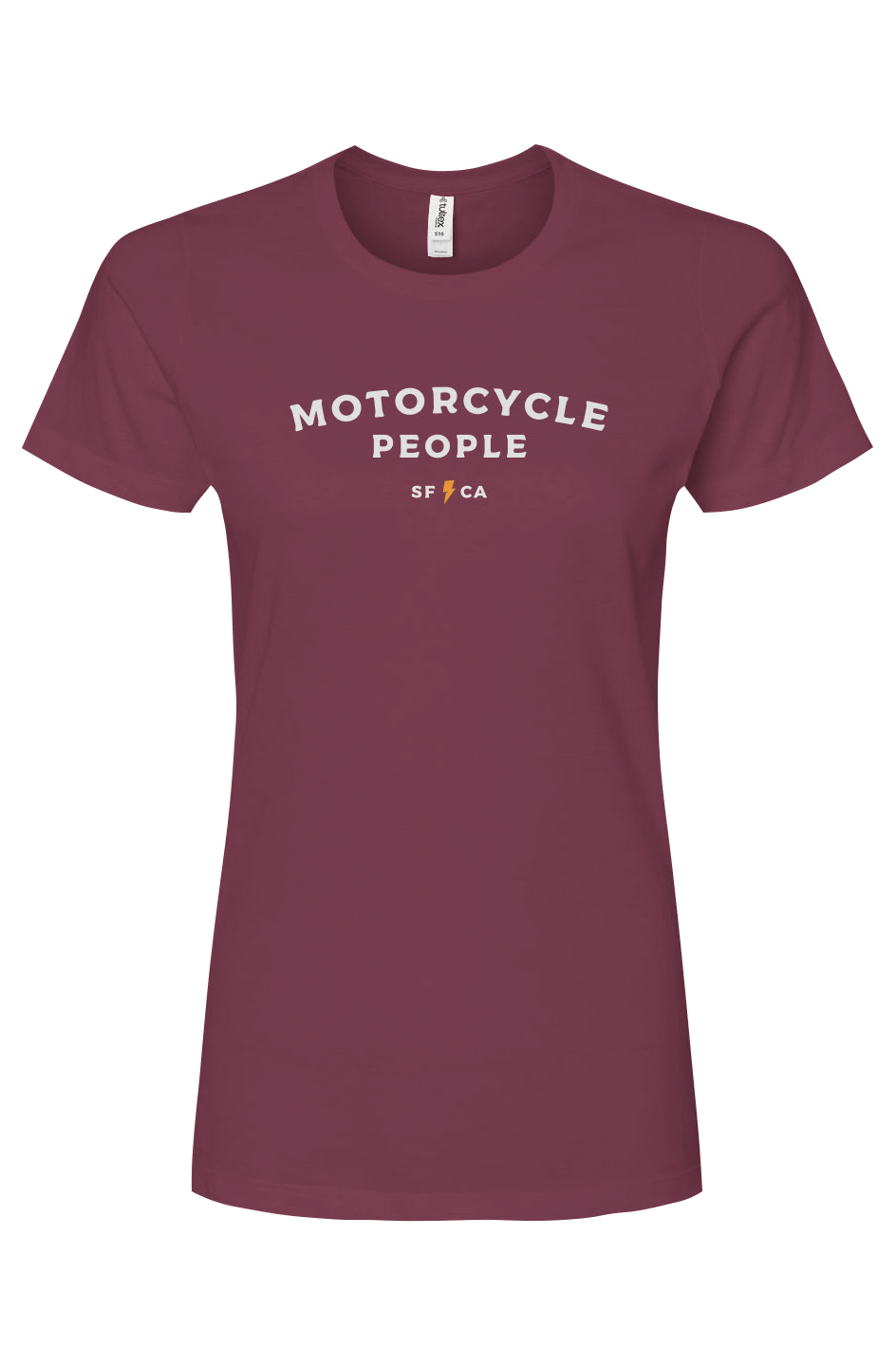 Motorcycle People SF Women's Premium Cotton T-shirt, women who ride, motorcyclists, riders, motorbikes, go ride a motorcycle, motorcycle riders, ladies, sustainable, made in usa, american cotton