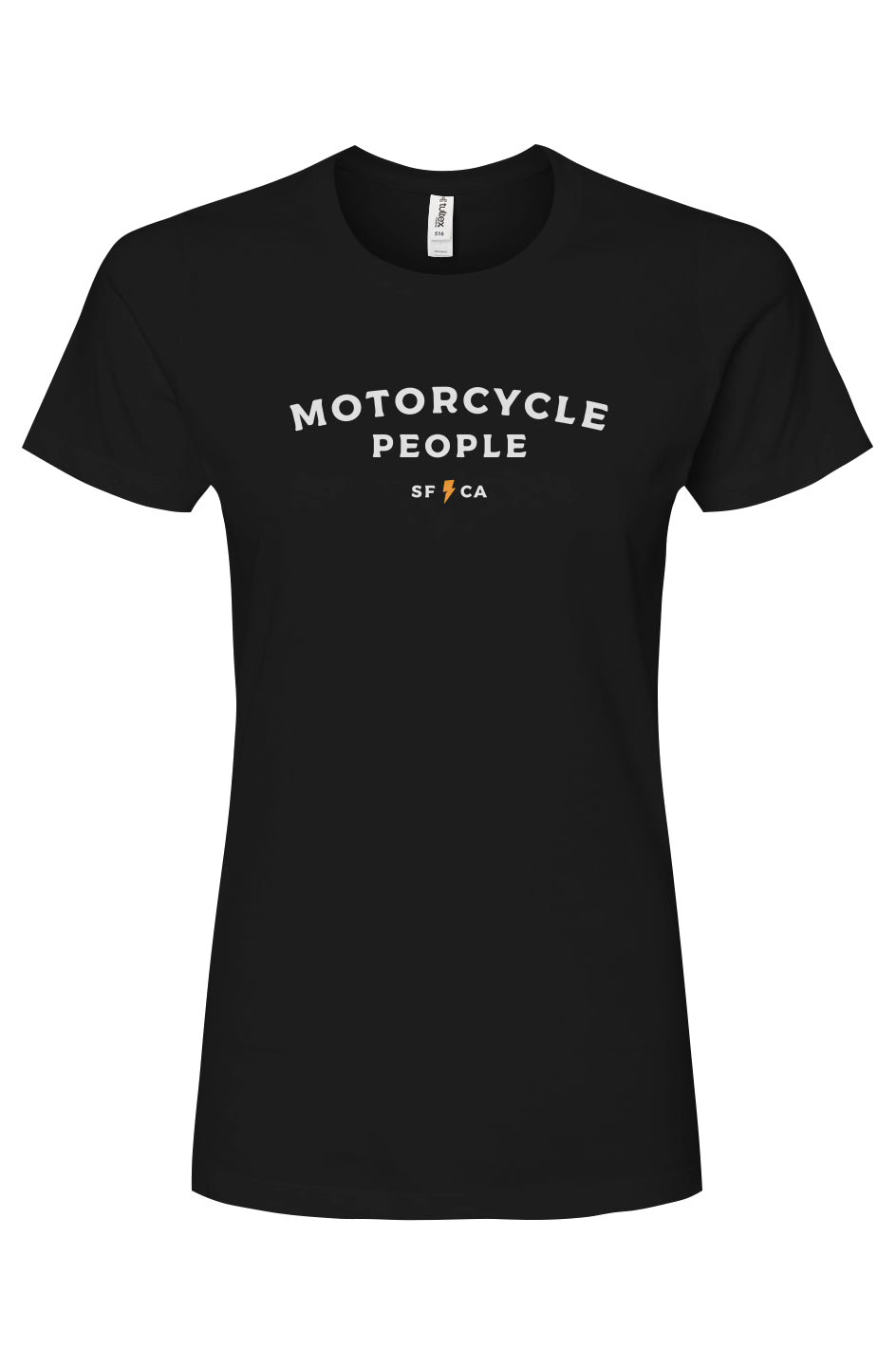 Motorcycle People SF Women's Premium Cotton T-shirt, women who ride, motorcyclists, riders, motorbikes, go ride a motorcycle, motorcycle riders, ladies, sustainable, made in usa, american cotton
