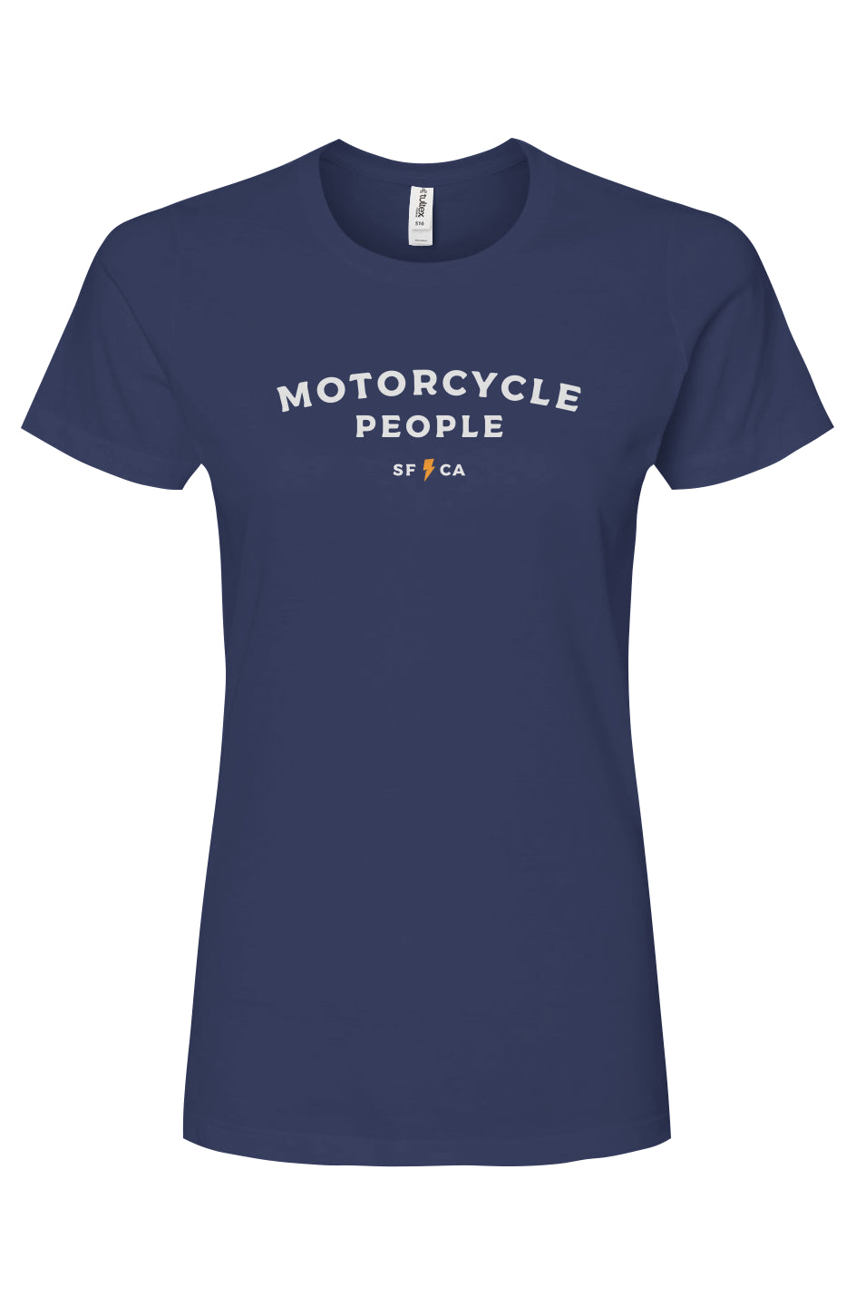 Motorcycle People SF Women's Premium Cotton T-shirt, women who ride, motorcyclists, riders, motorbikes, go ride a motorcycle, motorcycle riders, ladies, sustainable, made in usa, american cotton