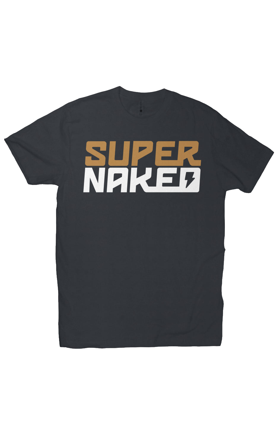 SUPERNAKED Stacked Gold Logo T-Shirt