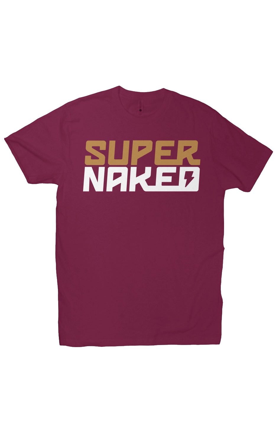 SUPERNAKED Stacked Gold Logo T-Shirt