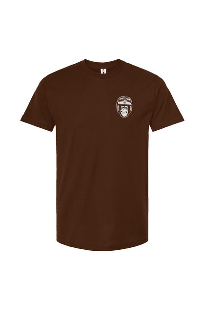 Moto Monkey Unisex T-Shirt, chimpanzee, motorcycle lifestyle, motorcycle addiction, motorcycle shirts, motorcycle clothing, original, funny, humor, animals