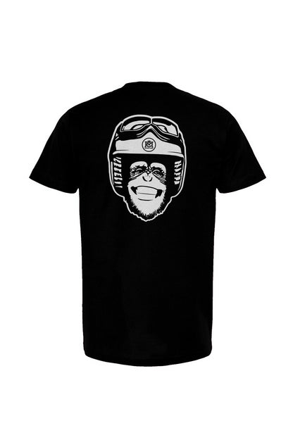 Moto Monkey Unisex T-Shirt, chimpanzee, motorcycle lifestyle, motorcycle addiction, motorcycle shirts, motorcycle clothing, original, funny, humor, animals