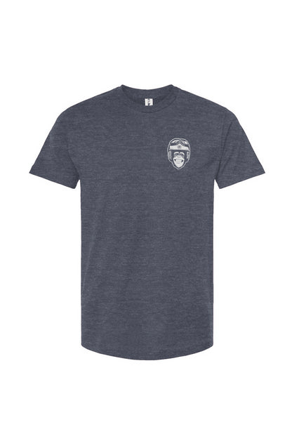 Moto Monkey Unisex T-Shirt, chimpanzee, motorcycle lifestyle, motorcycle addiction, motorcycle shirts, motorcycle clothing, original, funny, humor, animals