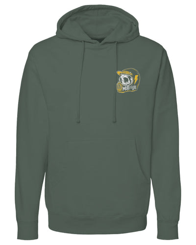 Moto is Life Skull Pullover Hoodie, motorcycle lifestyle, supermoto, mx, motocross, motorcycles, gifts for riders, skull, dirtbikes, illustration