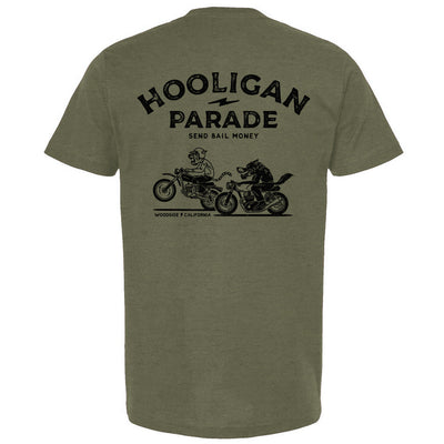 hooligans, motorcycle shirts, motorcycle lifestyle, supermoto, san francisco, sf, california, crown moto, wheelies, stoppies, endos, burnouts, speeding, lawbreakers, bail money, street racing