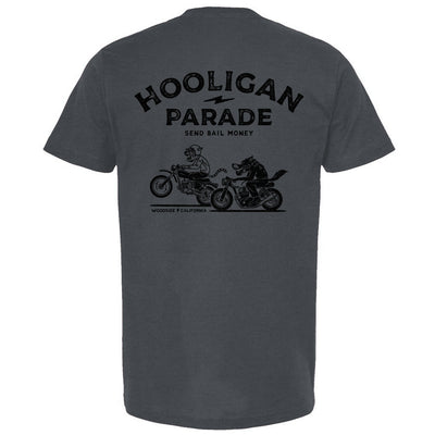 hooligans, motorcycle shirts, motorcycle lifestyle, supermoto, san francisco, sf, california, crown moto, wheelies, stoppies, endos, burnouts, speeding, lawbreakers, bail money, street racing