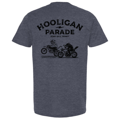 hooligans, motorcycle shirts, motorcycle lifestyle, supermoto, san francisco, sf, california, crown moto, wheelies, stoppies, endos, burnouts, speeding, lawbreakers, bail money, street racing