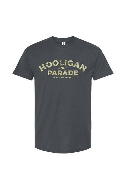 Hooligan Parade Send Bail Money denim blue t-shirt