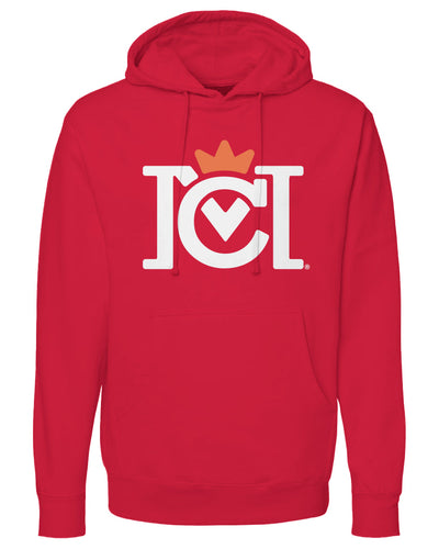 Crown Moto Factory Team Hoodie, front, chest, crown moto logo, factory rider, printed sleeves, large logo, visible, hooded sweatshirt, motorcycles, motorcycle lifestyle