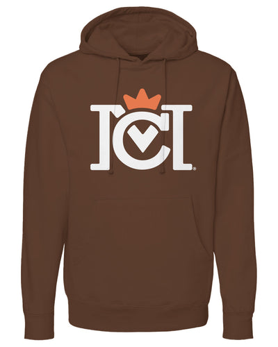 Crown Moto Factory Team Hoodie, front, chest, crown moto logo, factory rider, printed sleeves, large logo, visible, hooded sweatshirt, motorcycles, motorcycle lifestyle