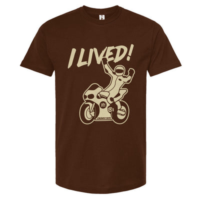 I LIVED! Unisex Motorcycle T-shirt
