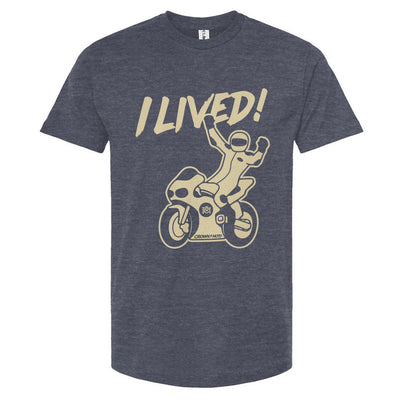 I LIVED! Unisex Motorcycle T-shirt