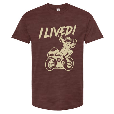 I LIVED! Unisex Motorcycle T-shirt