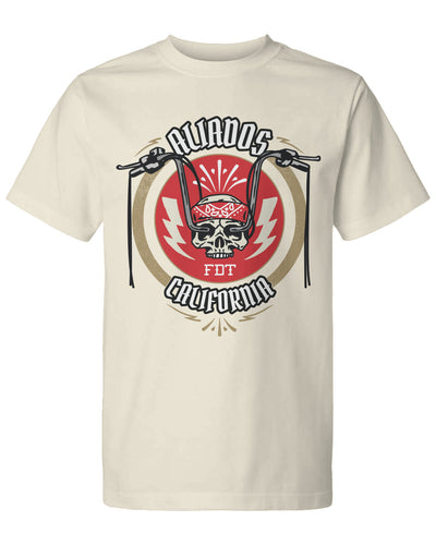 Aliados California Motorcycle Heavyweight Streetwear t-shirt
