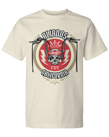 Aliados California Motorcycle Heavyweight Streetwear t-shirt