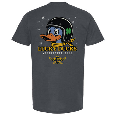 Lucky Ducks Motorcycle Club SF  Unisex T-Shirt